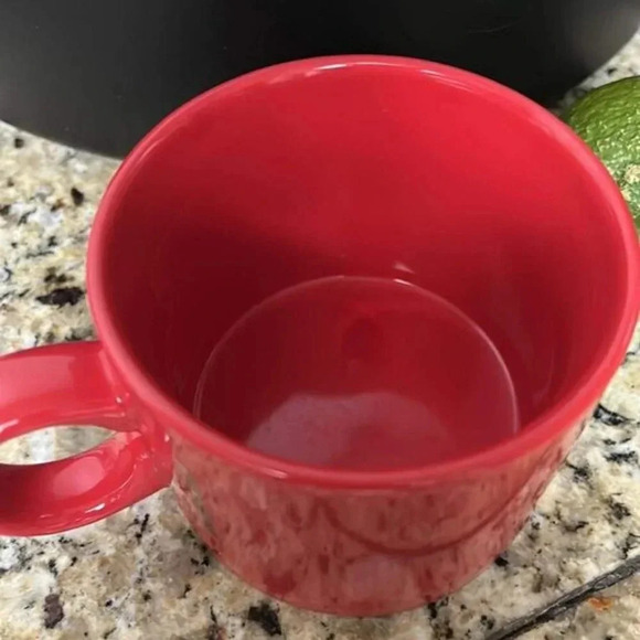 Vintage 2017 Starbucks Red Mug 12oz - Picture 2 of 4